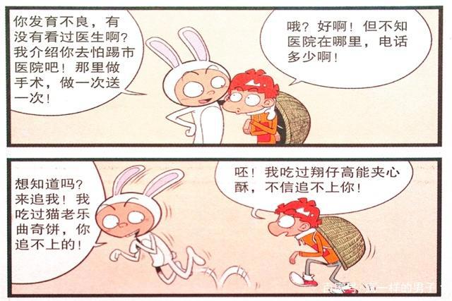 衰漫画：衰衰“龟兔赛跑”惨遭打脸？从此江湖多了两个傻子