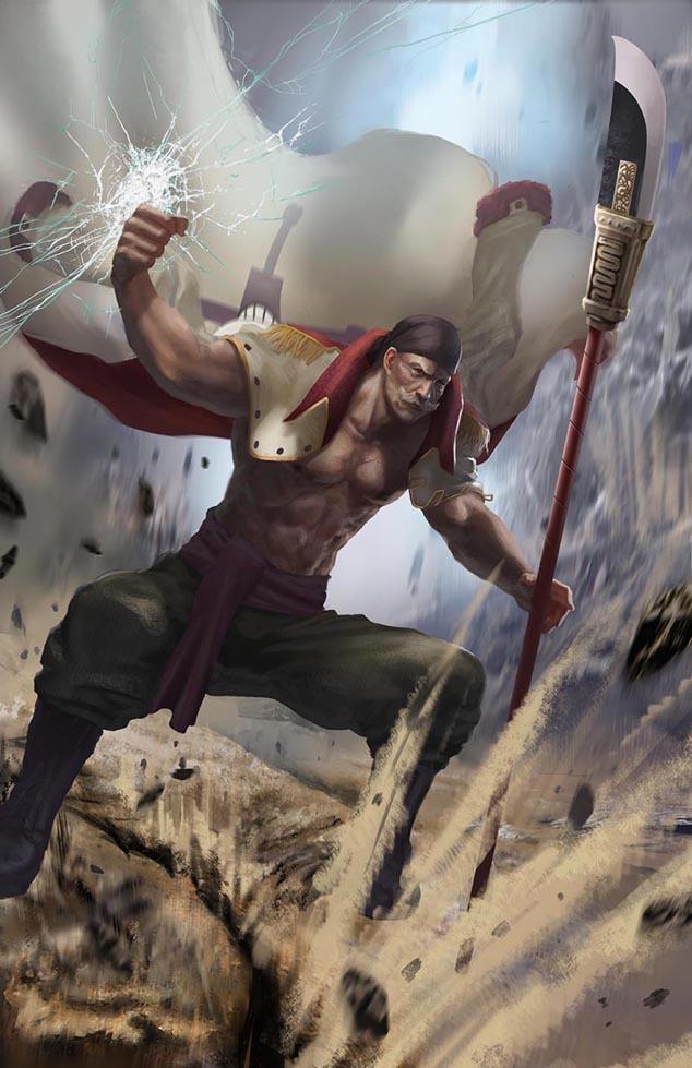 海贼王欧美同人艺术：地狱之火艾斯，革命烈焰萨博，咄咄逼人鹰眼