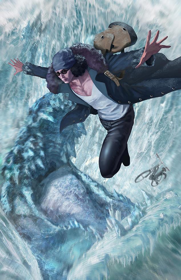 海贼王欧美同人艺术：地狱之火艾斯，革命烈焰萨博，咄咄逼人鹰眼