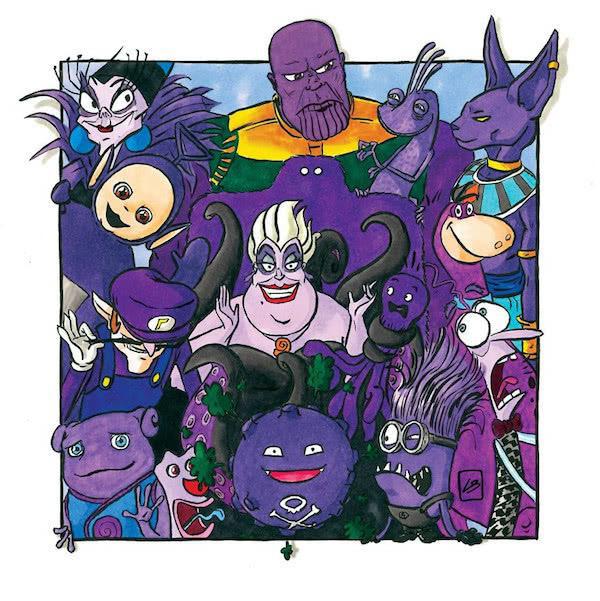 当不同动漫中颜色相近的人物相聚！网友：同一种色彩不同的个性