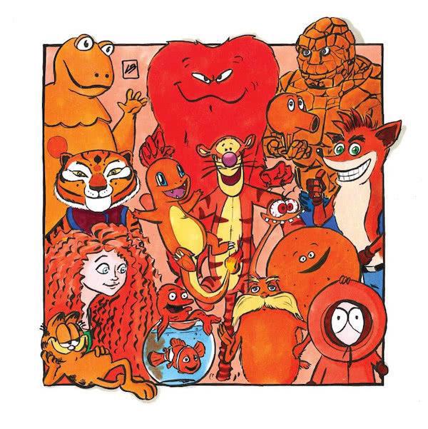 当不同动漫中颜色相近的人物相聚！网友：同一种色彩不同的个性