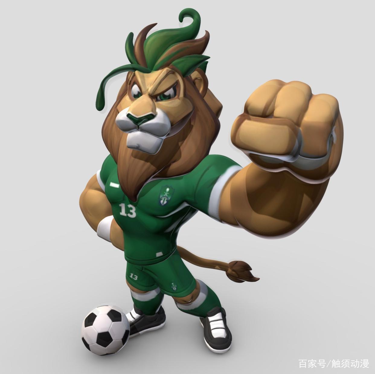 世界各地“拟人化”的卡通狮王图，中国狮王体现出了“精气神”