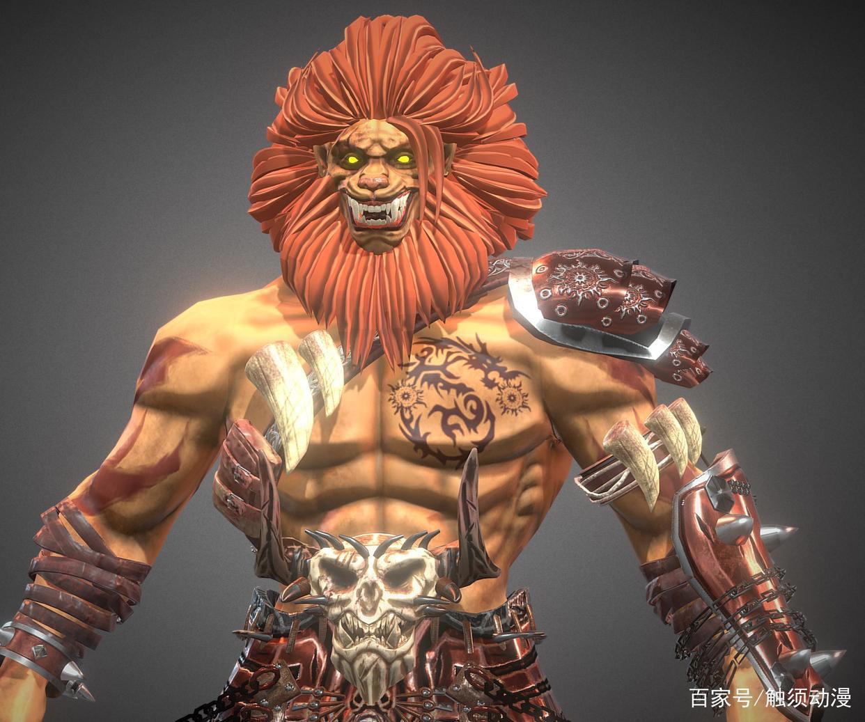 世界各地“拟人化”的卡通狮王图，中国狮王体现出了“精气神”