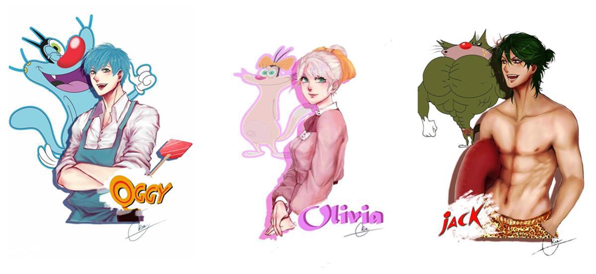 卡通角色拟人化：童年男神来了，汤姆x杰瑞帅一匹、狮子王我可以