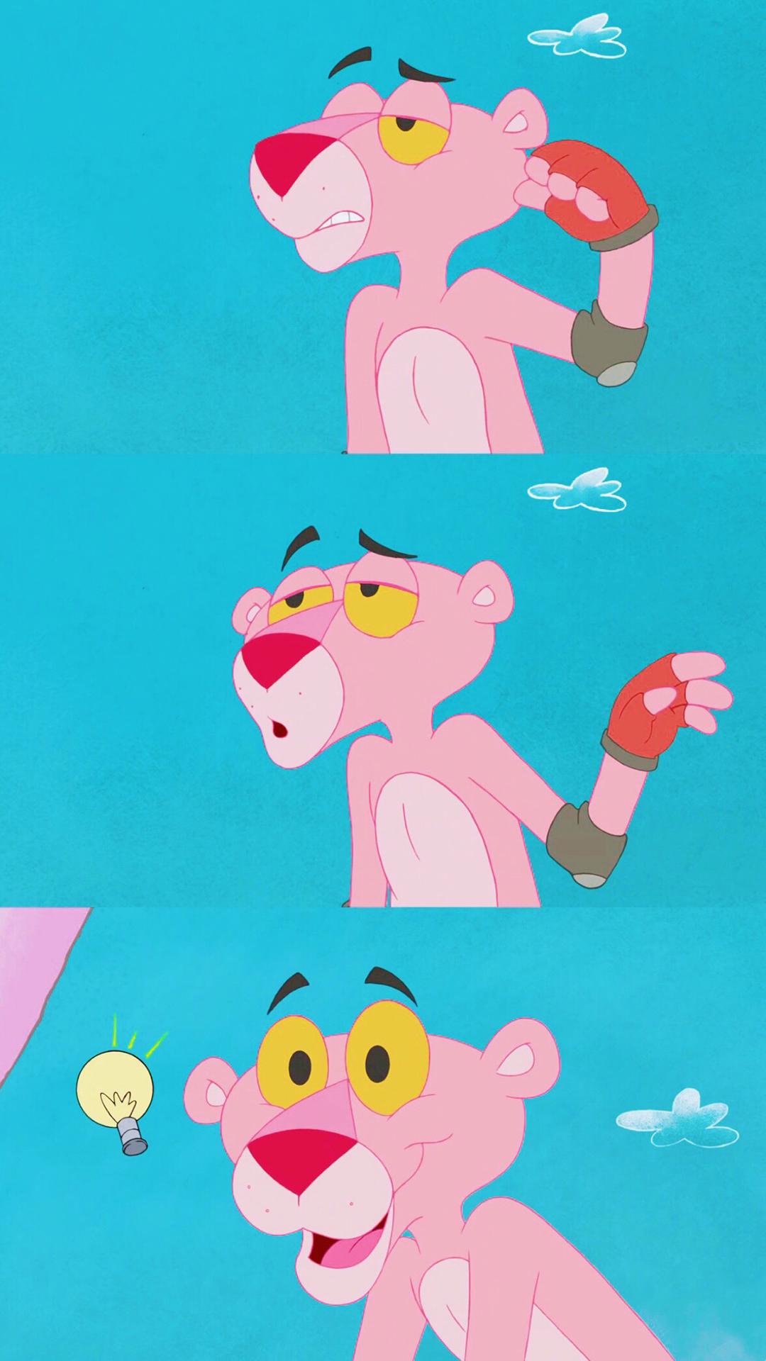 粉红豹壁纸，过分可爱了