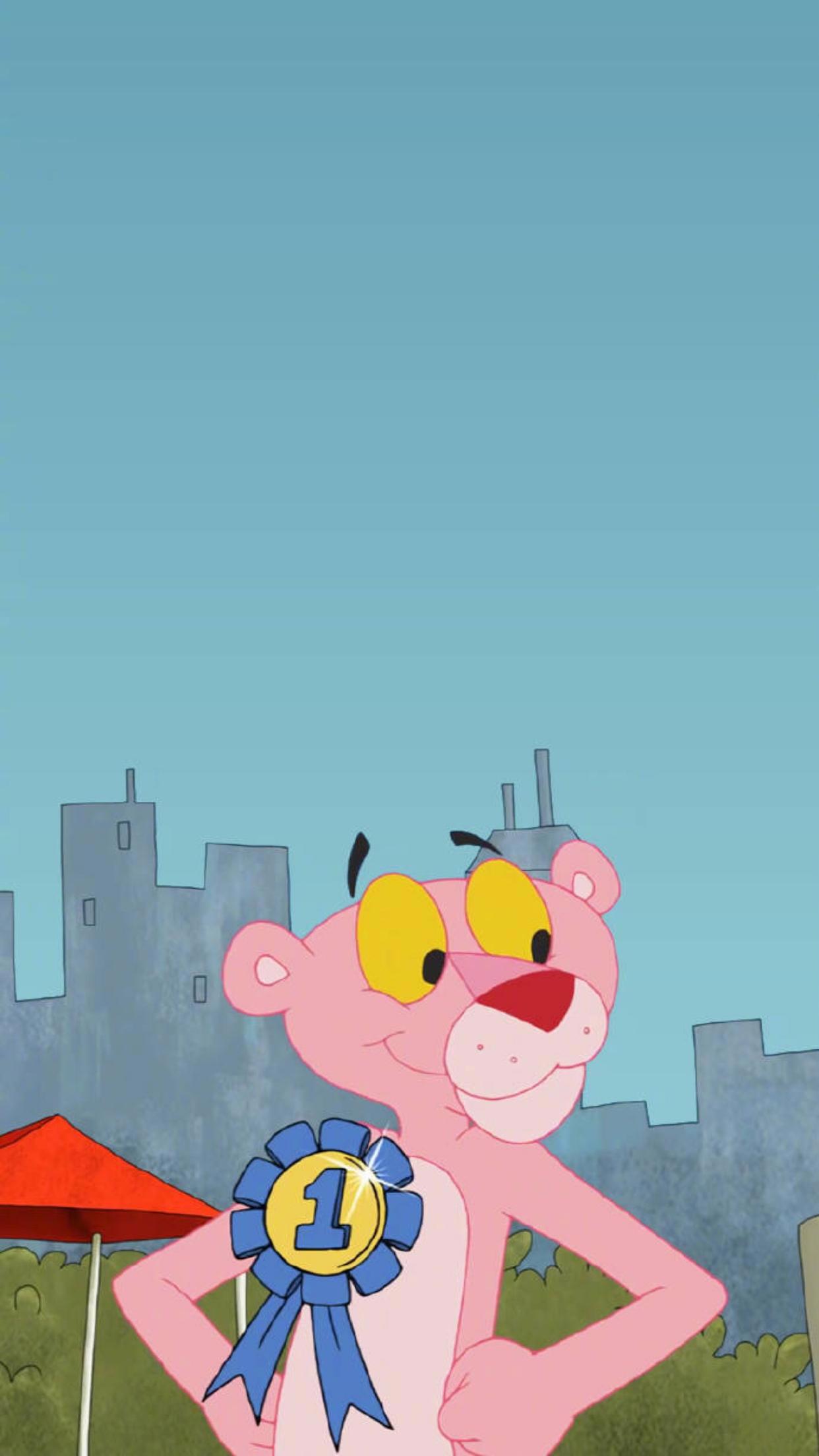 粉红豹壁纸，过分可爱了