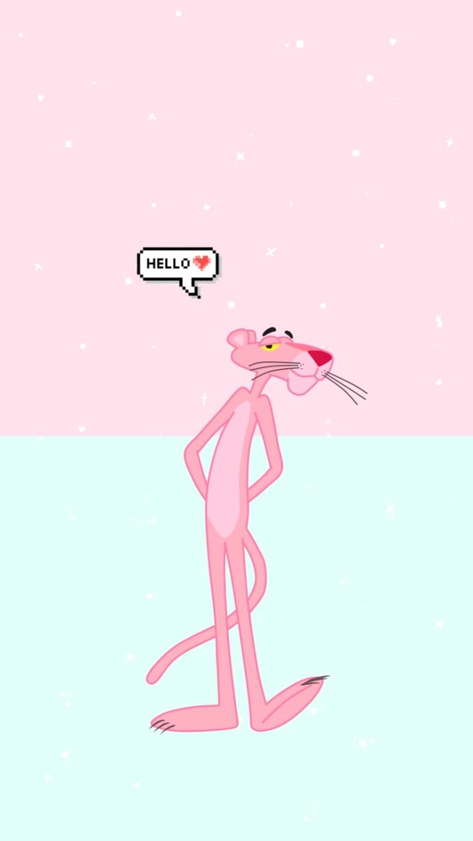 粉红豹壁纸，过分可爱了