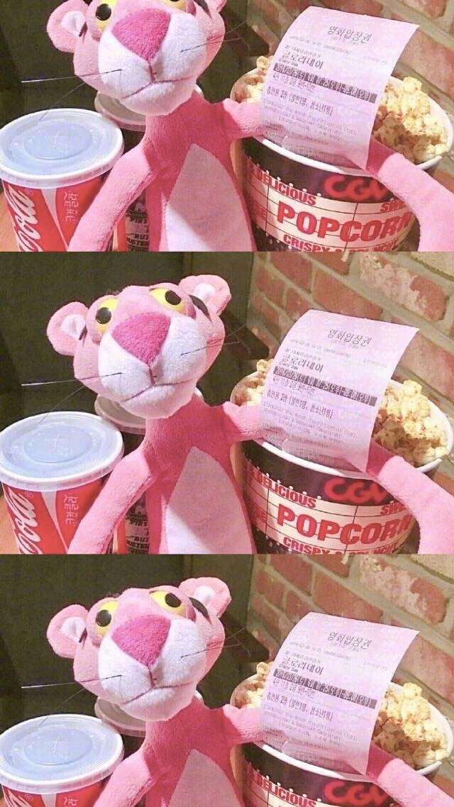 粉红豹壁纸，过分可爱了