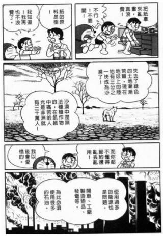 原来哆啦A梦这部动漫从小就教导我们保护环境！