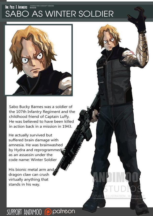 当海贼王中的角色进入“复仇者联盟”的世界……剧情居然毫无违和