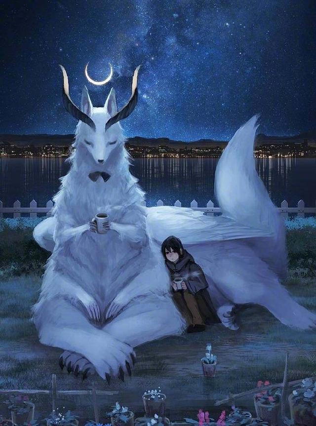 日本插画师笔下的巨型动物温暖又治愈，国宝大熊猫太萌太可爱了