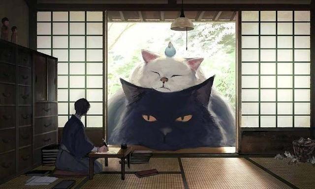 日本插画师笔下的巨型动物温暖又治愈，国宝大熊猫太萌太可爱了