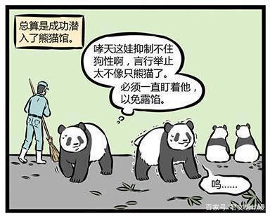 非人哉：哮天犬假扮大熊猫，让十一月担心不已，然而他却露馅了