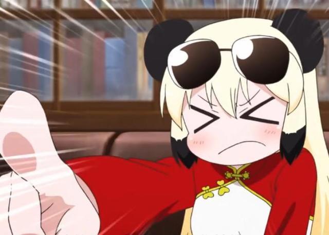 国宝熊猫的魅力的确很大，成功闯入日本动漫，同样享受明星待遇