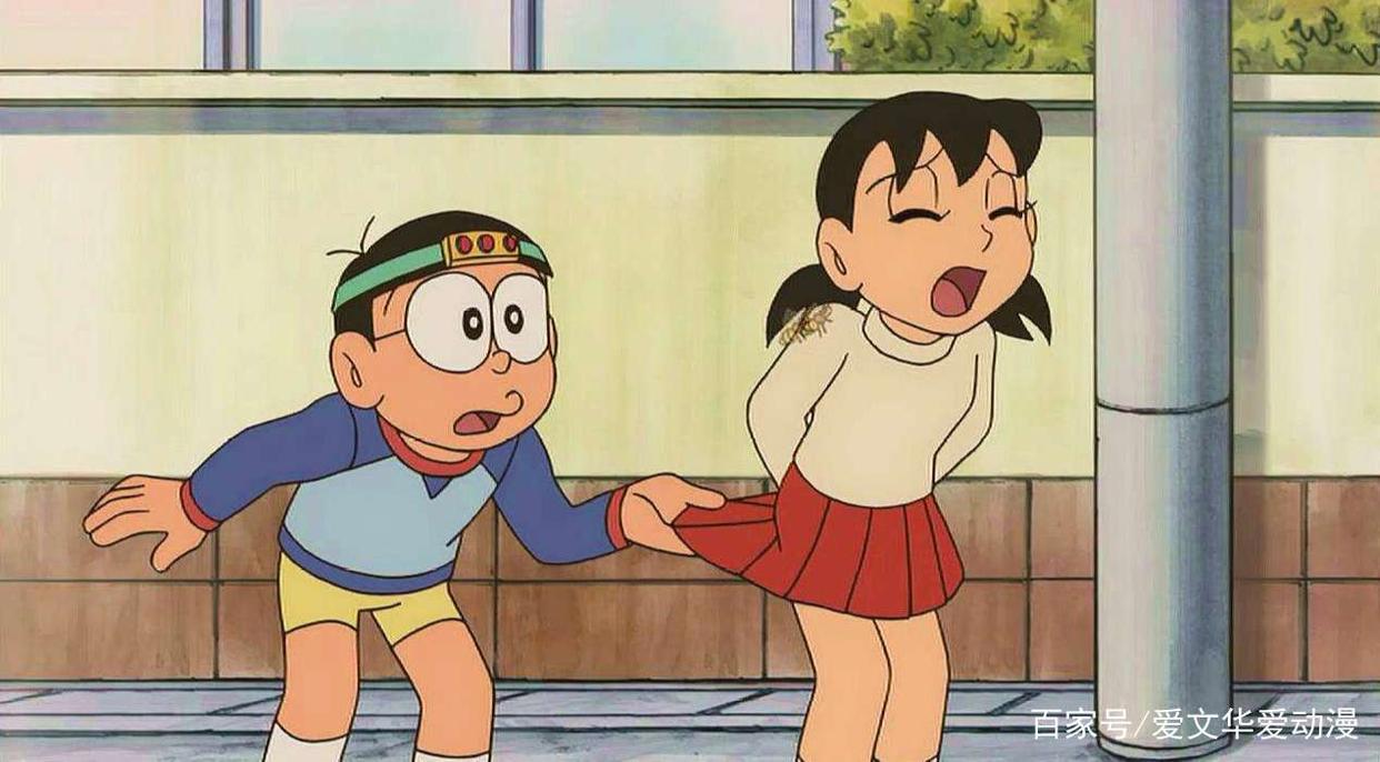 《哆啦A梦》中的搞笑知识点，大雄其实并非是个“单纯小男孩”