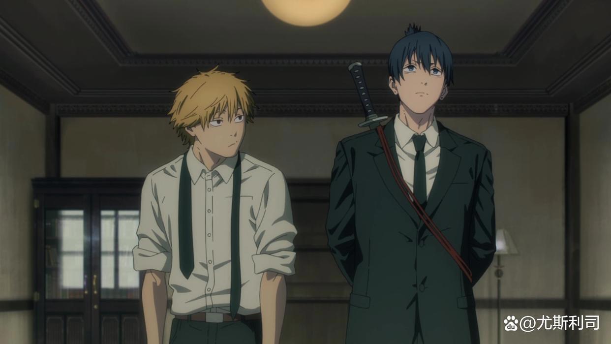 新番动漫《电锯人》第2集内容简介：解锁新人物，色字头上都是刀