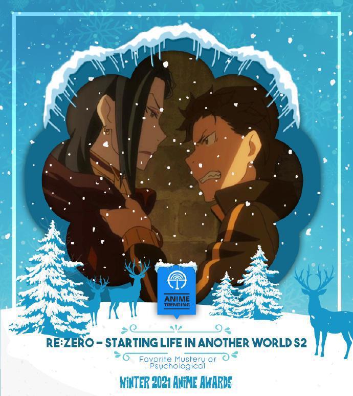 2021一月番榜单公布，Re0斩获六项大奖，最佳恋爱番不是堀与宫村