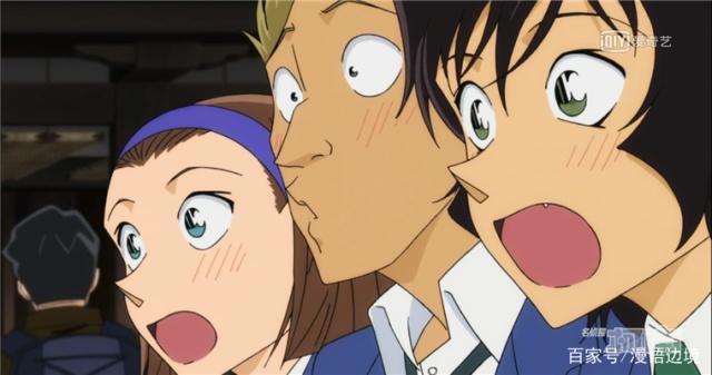 名侦探柯南：新兰发喜糖，小兰坐实工藤太太称号霸气亲吻新一脸庞