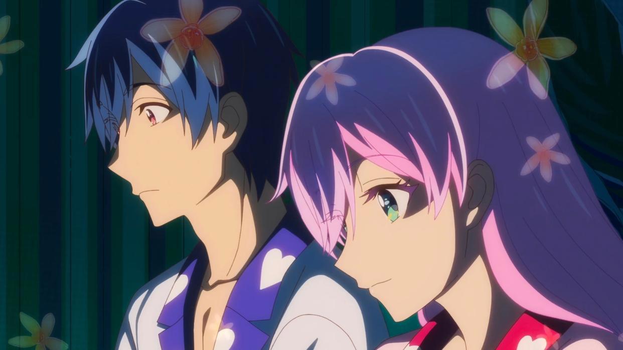 男主和女主甜蜜互动，是为了和各自喜欢的人在一起，新番让人吐槽