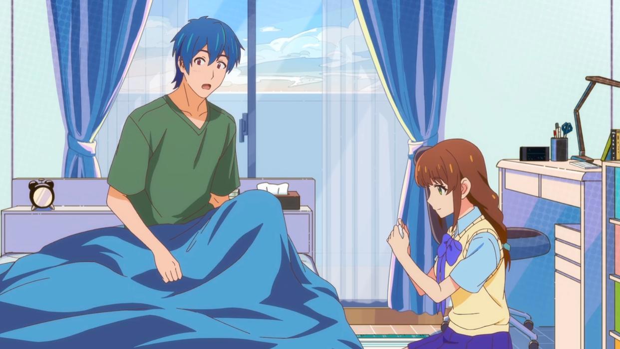 男主和女主甜蜜互动，是为了和各自喜欢的人在一起，新番让人吐槽