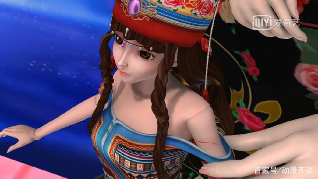 叶罗丽中有瑕疵的角色，毒娘娘脸庞爬上毒痕，王默曾经也变大花脸