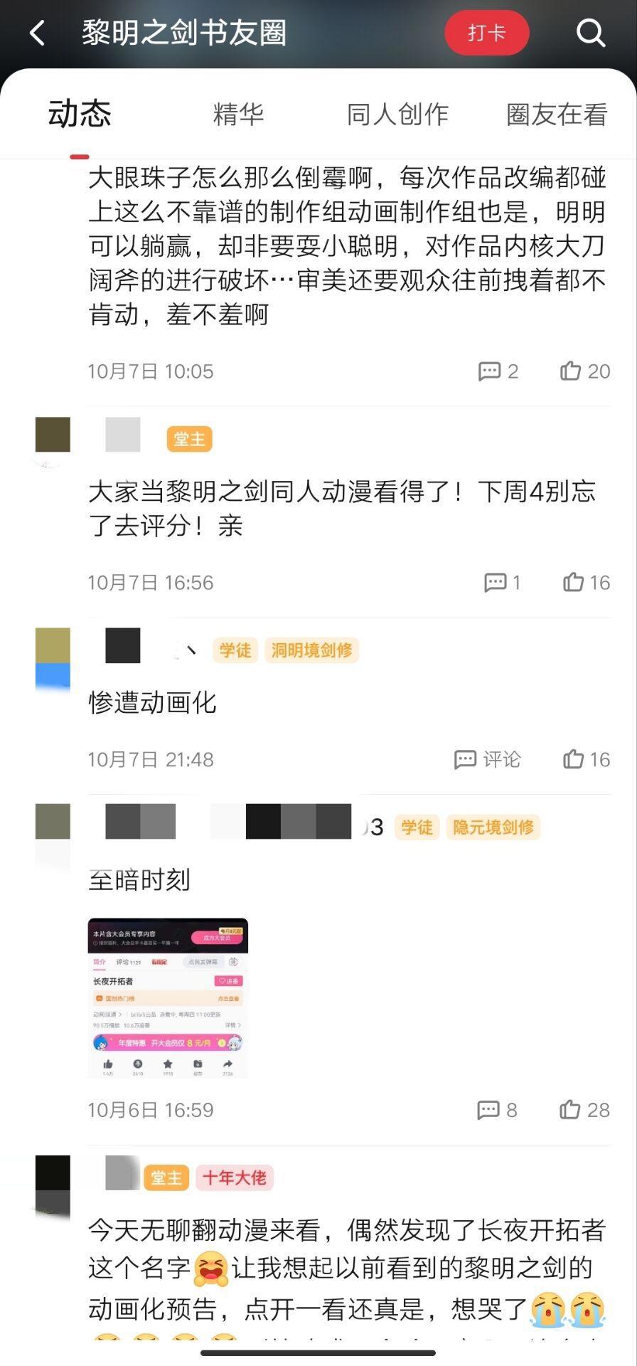 关于《黎明之剑》动画，书友：这质量还是当小说同人看吧