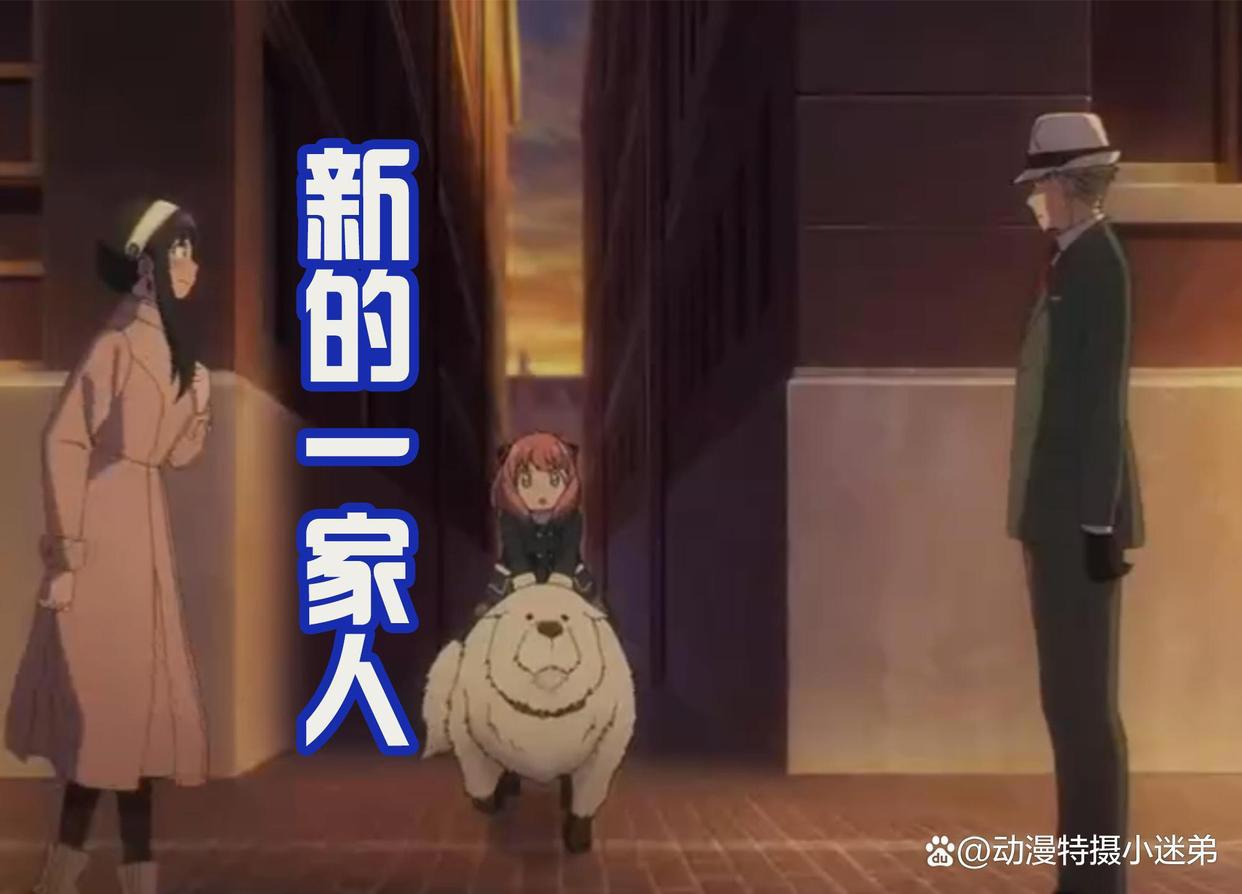 《间谍过家家》第15话，福杰新增成员，名为邦德的大白狗！