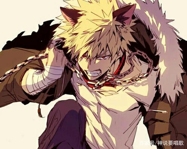 我的英雄学院新剧场版宣传图公开狂野男孩爆豪化身哥斯拉