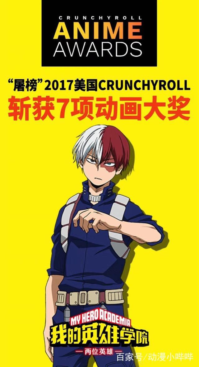 《我的英雄学院》动画版斩获六大荣耀，终成次世代NO.1热血动漫！