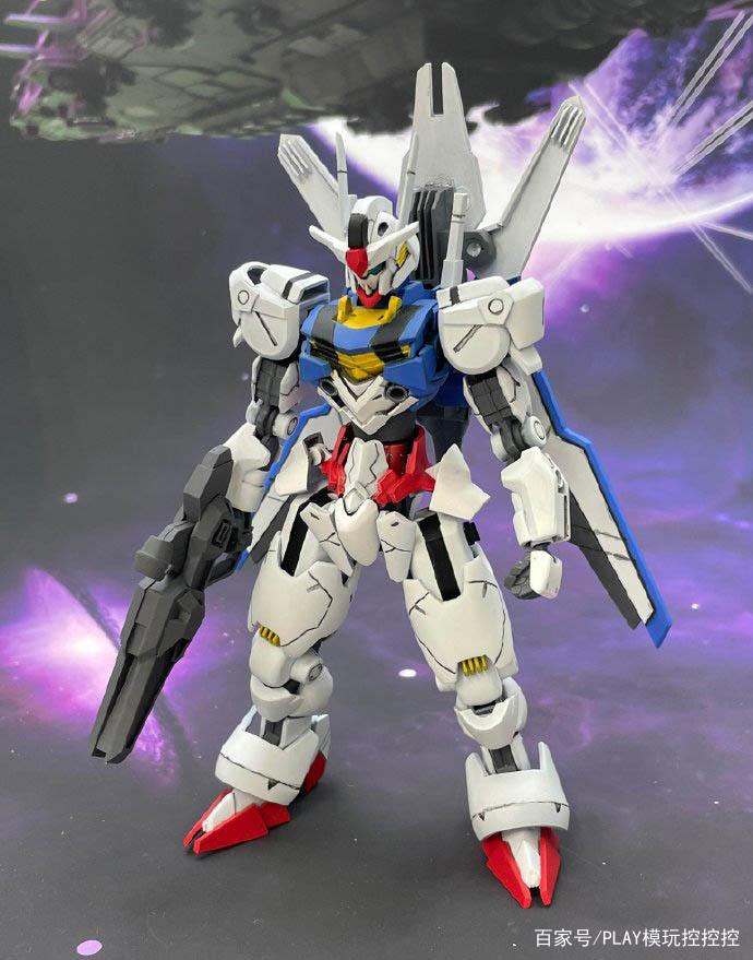 胶板自制HG比例，机动战士高达水星之魔女主角机