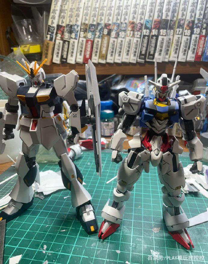 胶板自制HG比例，机动战士高达水星之魔女主角机