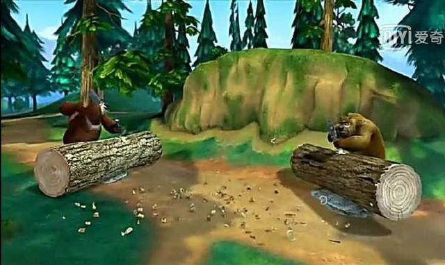 熊出没：破坏森林的是光头强，其实不是，他们都在破坏自己的家园