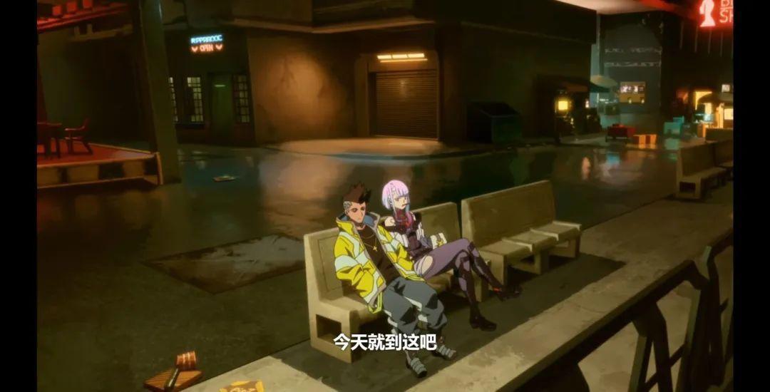 「赛博朋克2077」边缘行者与游戏对应的各个场景