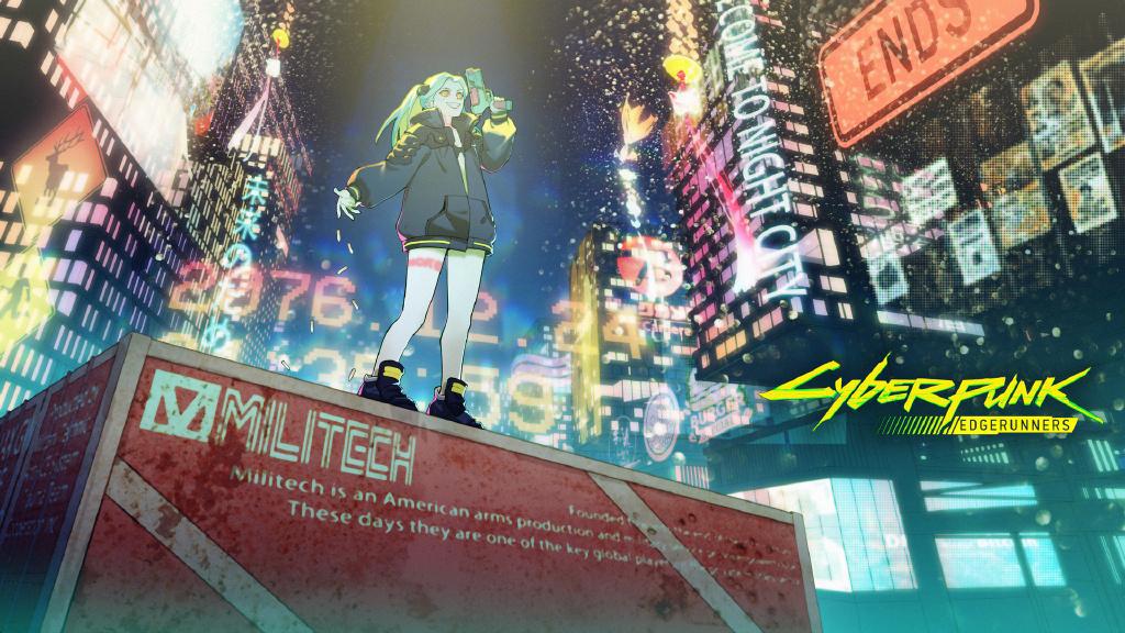 二次元美少女「第256期」赛博朋克：边缘行者丽贝卡壁纸特辑