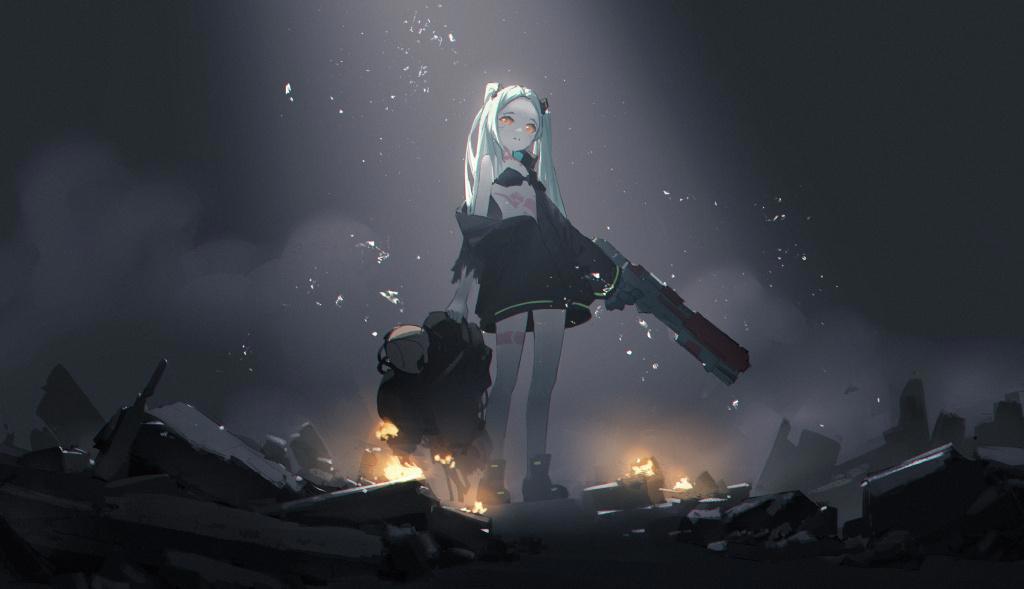 二次元美少女「第256期」赛博朋克：边缘行者丽贝卡壁纸特辑