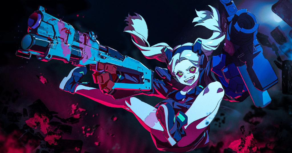 二次元美少女「第256期」赛博朋克：边缘行者丽贝卡壁纸特辑