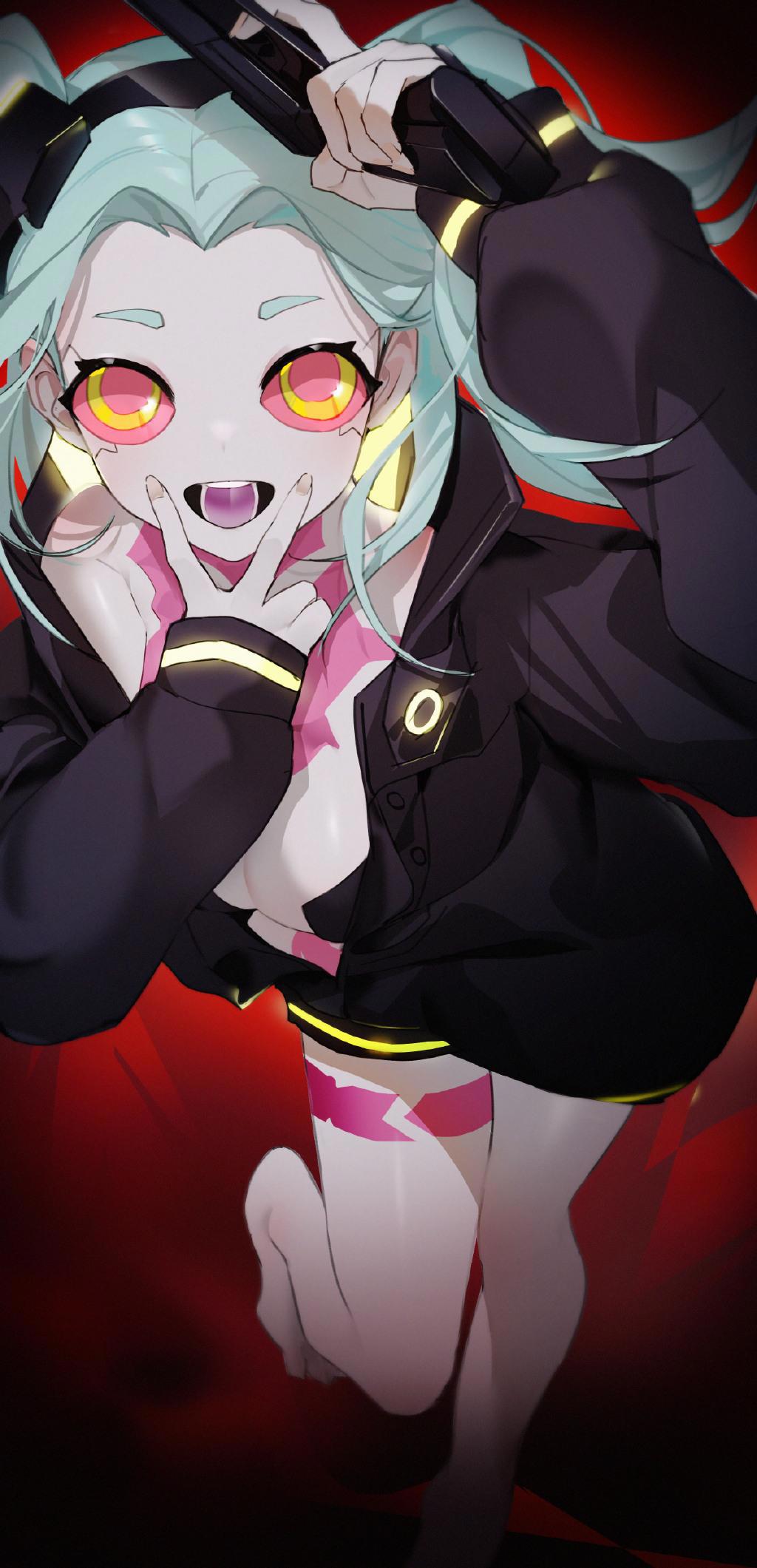 二次元美少女「第256期」赛博朋克：边缘行者丽贝卡壁纸特辑