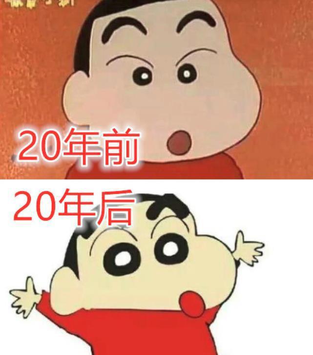 动画画风：20年前VS20年后，小丸子鼻孔惊人，柯南在模仿匹诺曹？