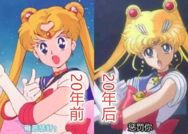 动画画风：20年前VS20年后，小丸子鼻孔惊人，柯南在模仿匹诺曹？