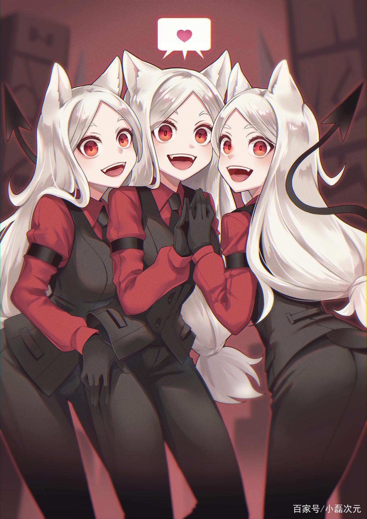 这组地狱把妹王的小恶魔萌妹壁纸，有没有把你吓到，敢来收藏吗