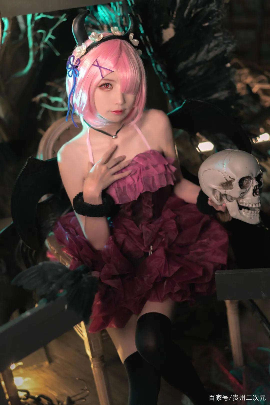 《RE：从零开始的异世界生活》小恶魔拉姆cosplay