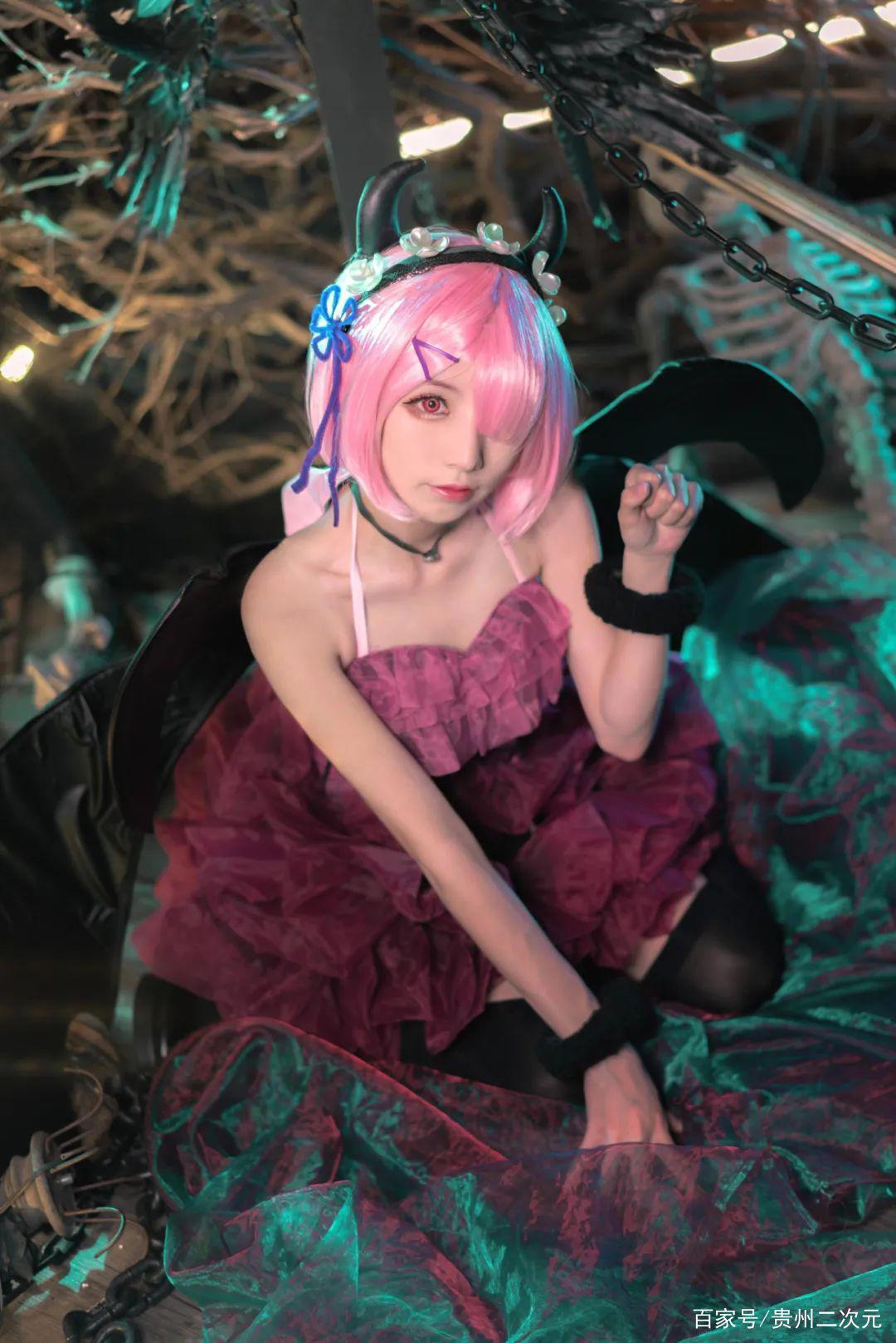 《RE：从零开始的异世界生活》小恶魔拉姆cosplay