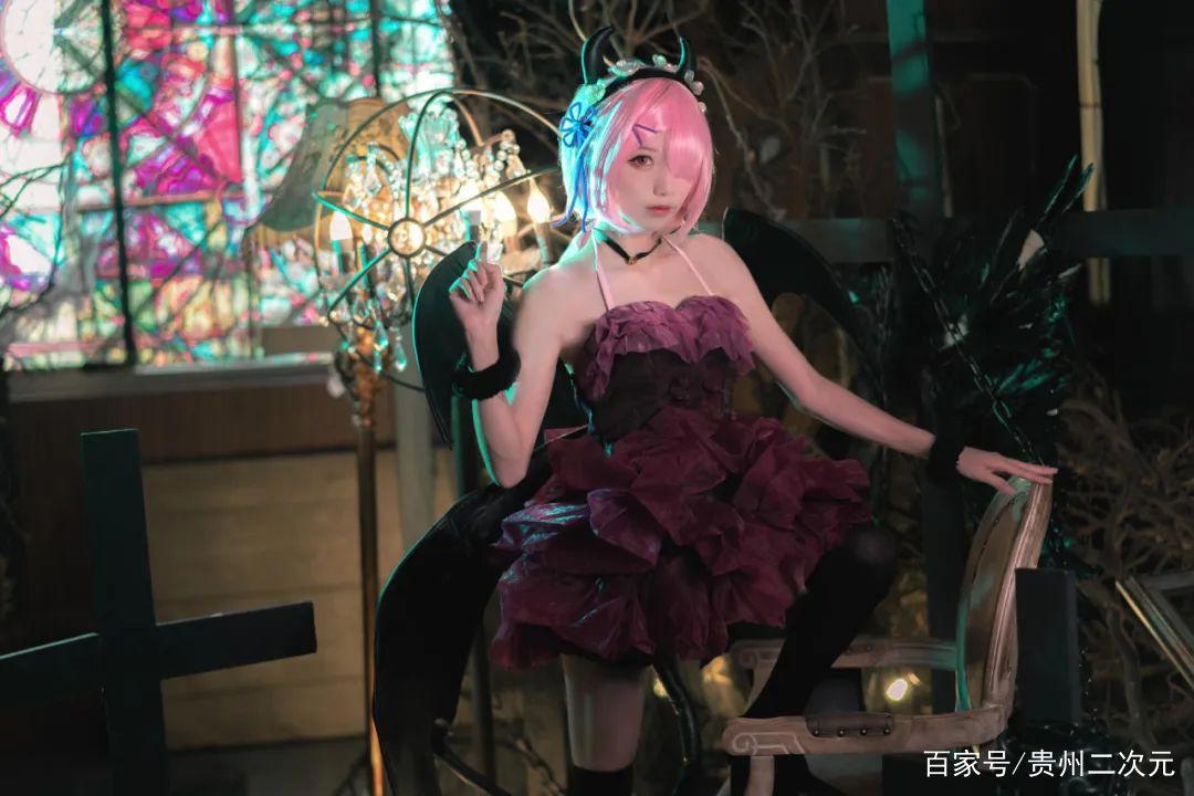 《RE：从零开始的异世界生活》小恶魔拉姆cosplay