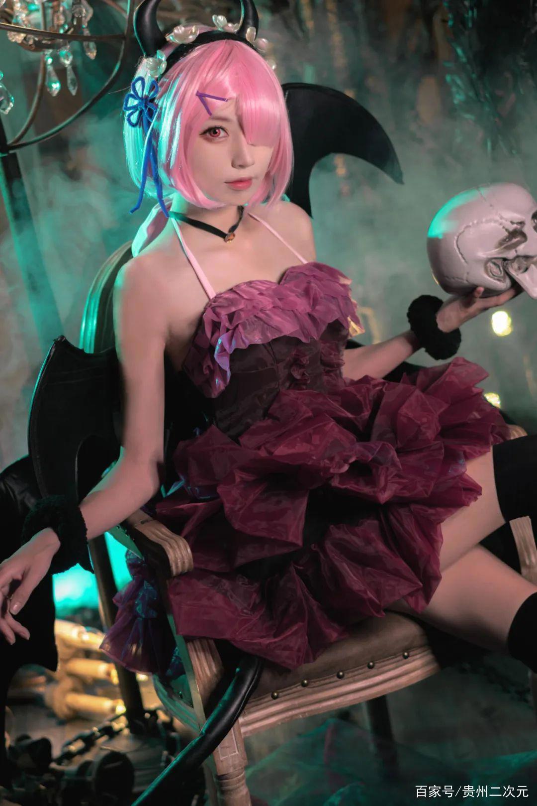 《RE：从零开始的异世界生活》小恶魔拉姆cosplay