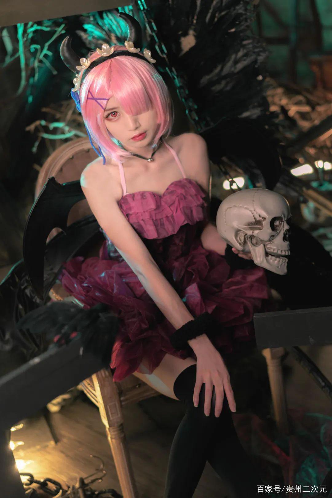 《RE：从零开始的异世界生活》小恶魔拉姆cosplay