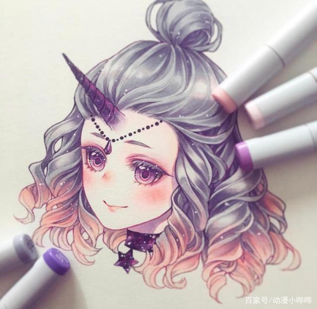 十二星座手绘风“拟人化”：双子神似小丑女吗，摩羯果然是小恶魔