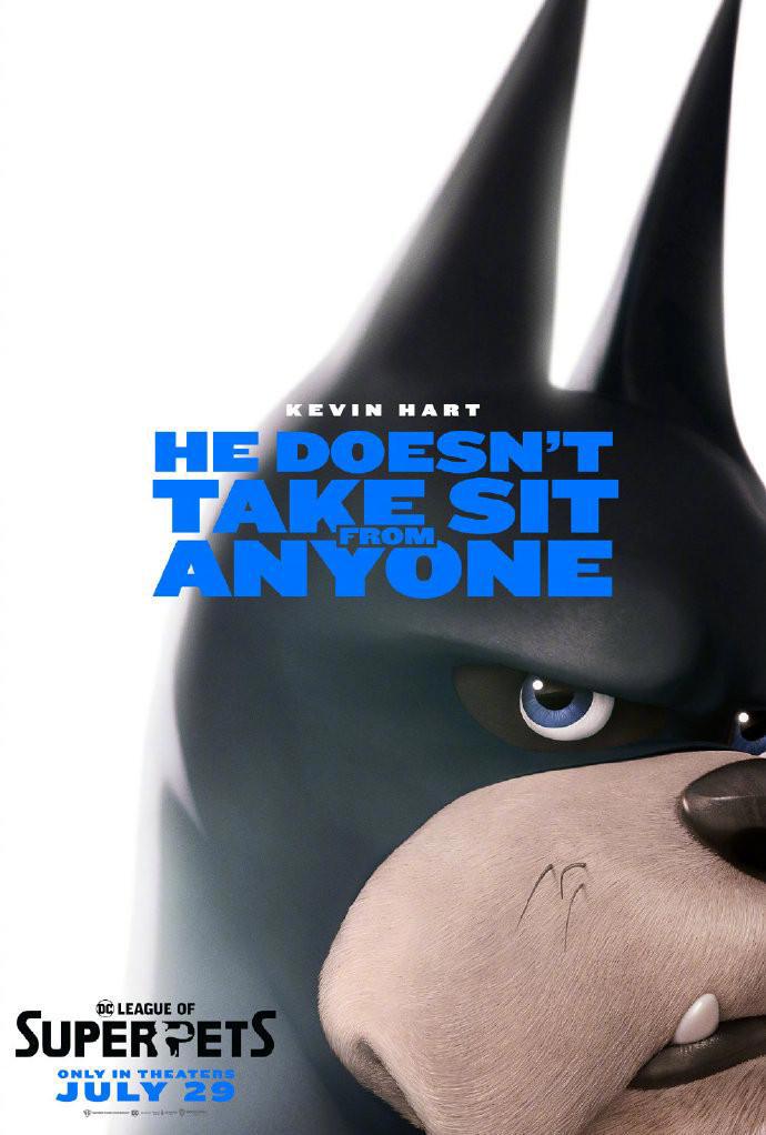 《DC萌宠特遣队》角色海报公布7月29日北美上映