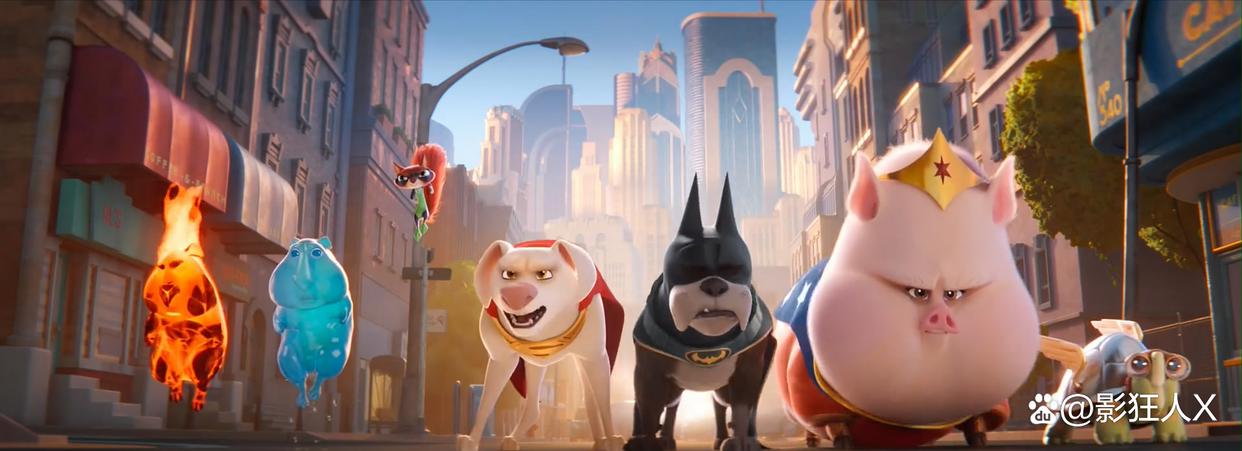 《DC萌宠特遣队》：宠物拯救世界，基努·里维斯版话痨蝙蝠侠