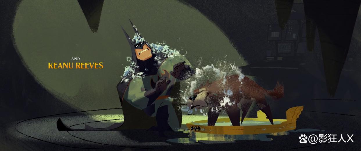 《DC萌宠特遣队》：宠物拯救世界，基努·里维斯版话痨蝙蝠侠