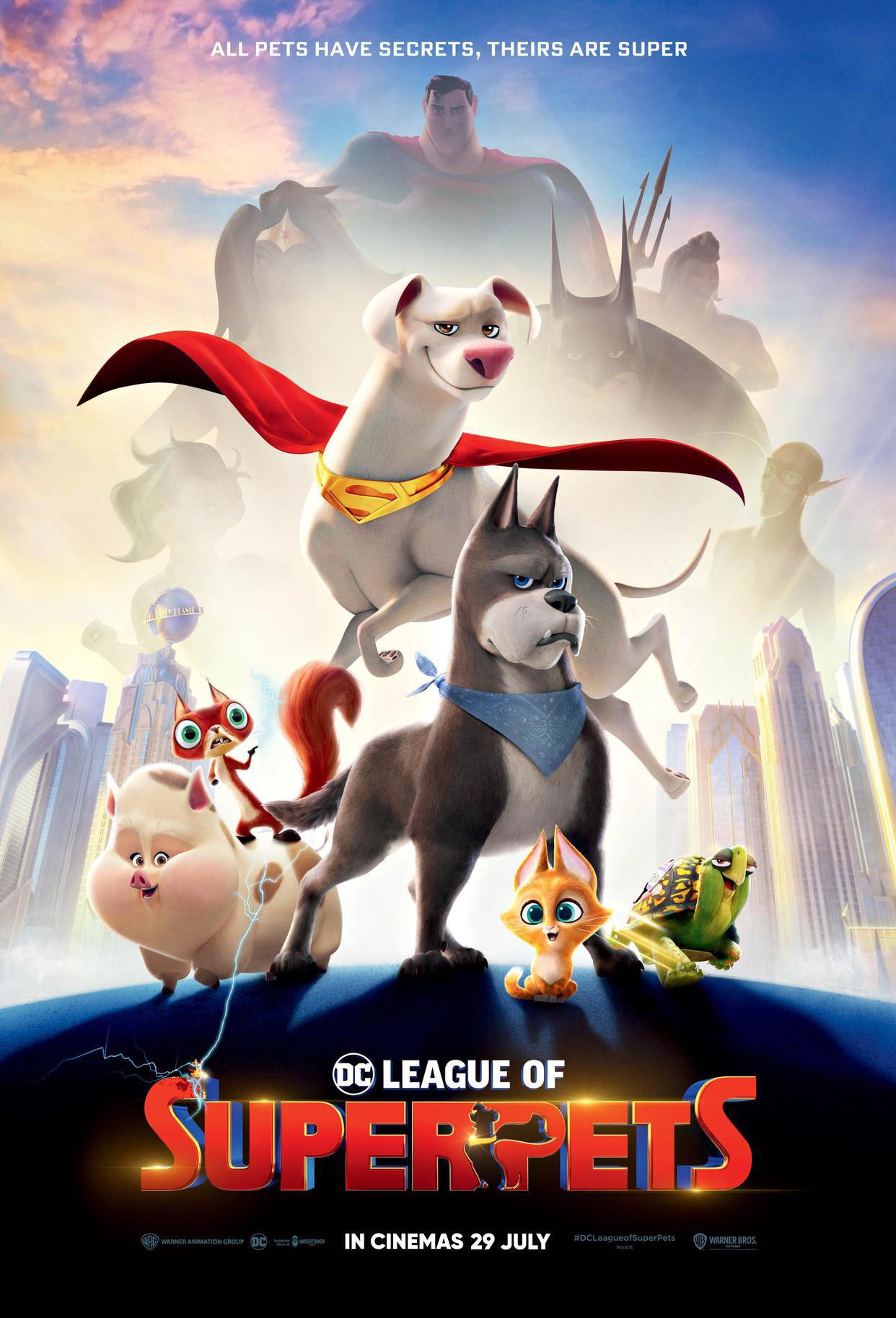 《DC萌宠特遣队》：一部关于宠物成为超级英雄的动作喜剧电影